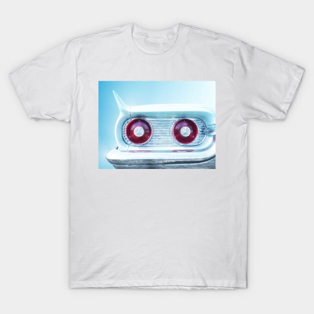 US American classic car 1959 Thunderbird abstract T-Shirt by Beate Gube
